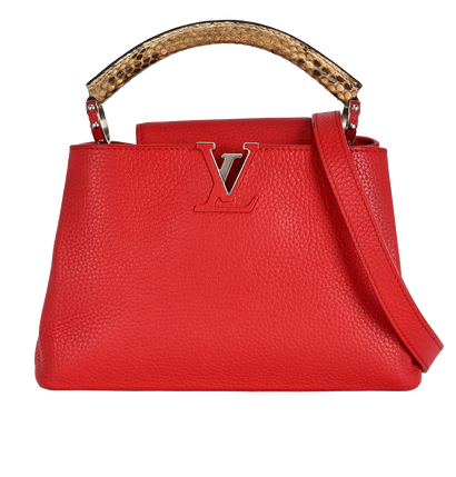 Capucines BB, &pound;2,800, Handbags, Red, Leather, Front view